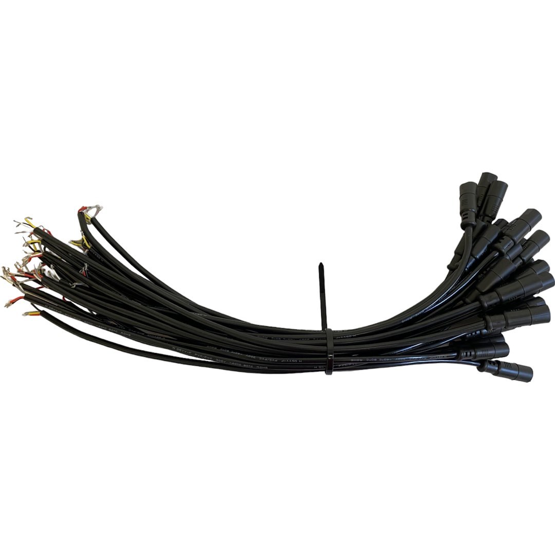 Arc Lighting Warning Light Wiring Harness, Used to Connect Strobelink™ Main Harnesses to Non Strobelink™ Lights, 5, 5 Amp, 16 Foot Length – BB8KS25