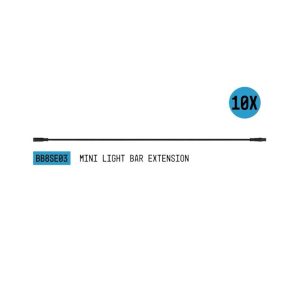 Arc Lighting Warning Light Wiring Harness, Used with Type C Perimeter Strobelink™, 15 Amp, 7 Foot Length, 12 Volt DC Operating Voltage – BB8SE03X