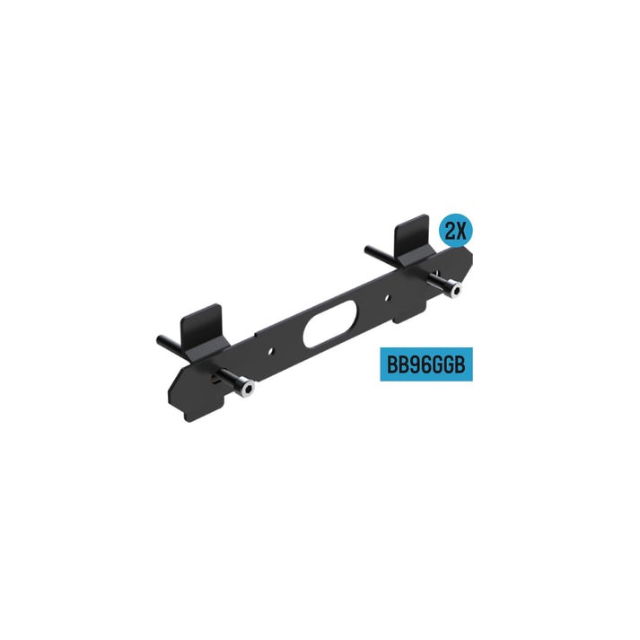 Arc Lighting Warning Light Mount, Strobelink™, For Grille Mount, Type Gb, Black, Stainless Steel – BB96GGB