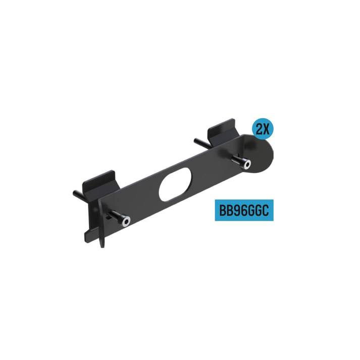 Arc Lighting Warning Light Mount, Strobelink™, For Grille Mount, Type Gc, Black, Stainless Steel – BB96GGC