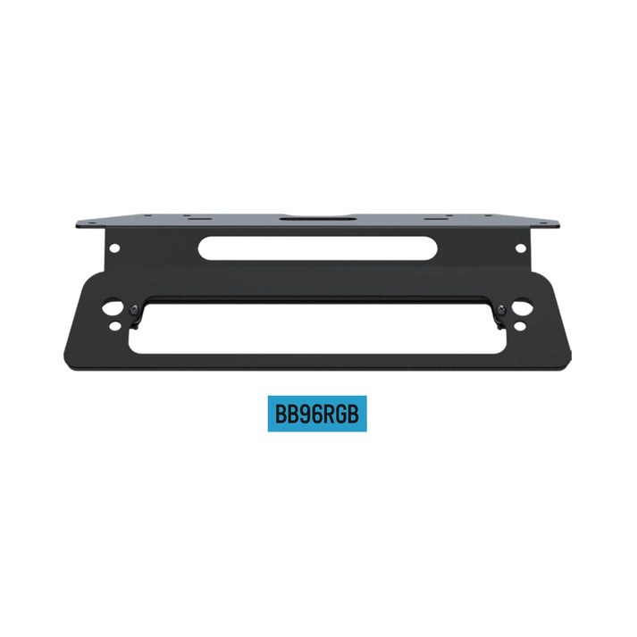 Arc Lighting Warning Light Mount, Strobelink™, For Roof Mount, Type B, Black, Stainless Steel, With Back Plate/ Gasket/ Screws – BB96RGB