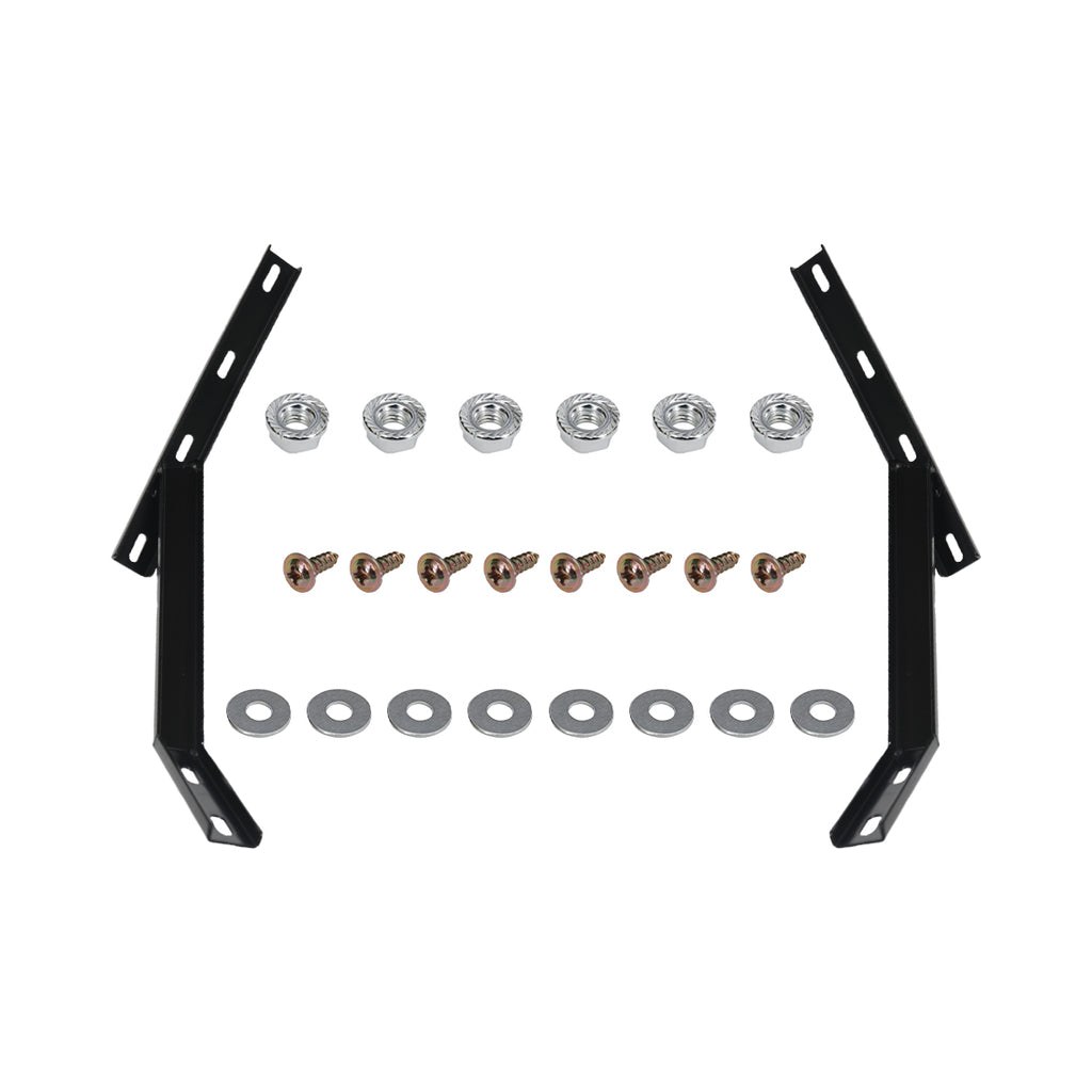 American Mod Grille, Armor, With Light Cutouts, Gloss Black, ABS Plastic – AMFMAA00128