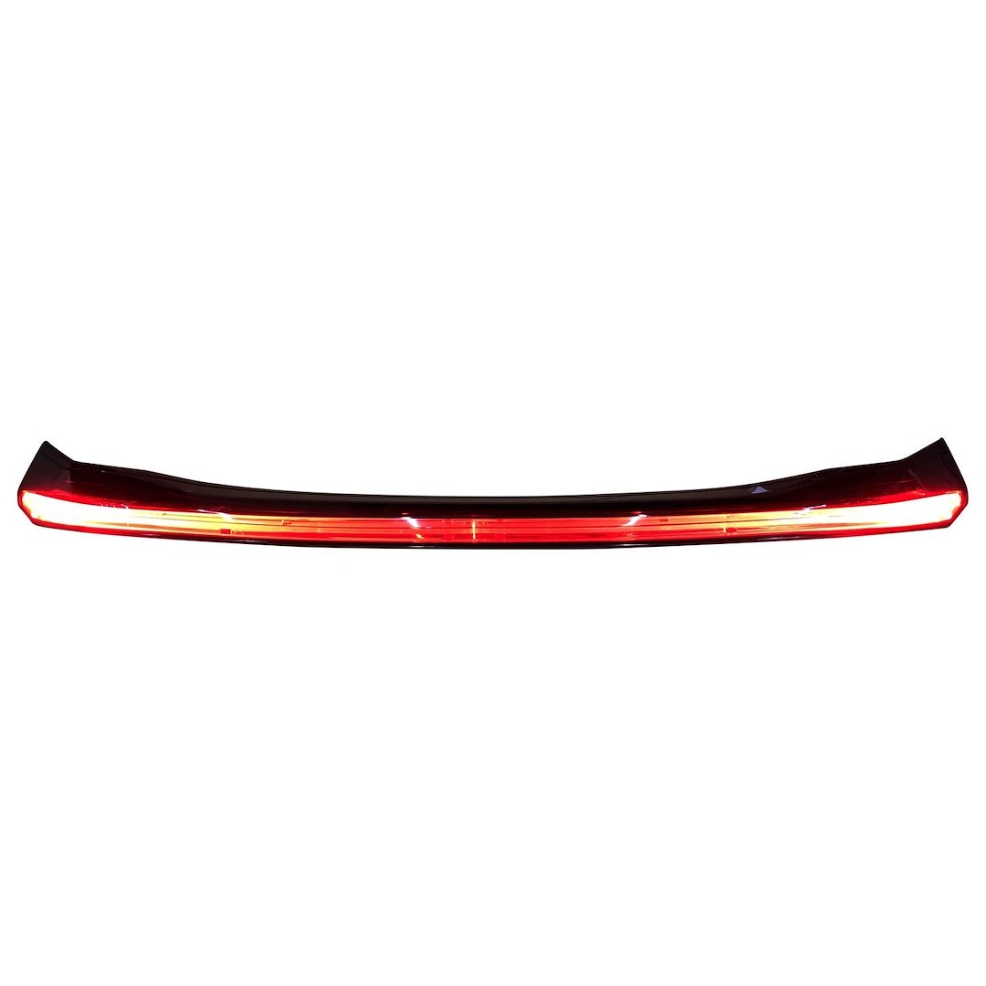 American Mod Spoiler, With LED Lights, ABS Plastic Housing, Gloss Black, Polycarbonate Lens – AMHMAC00810