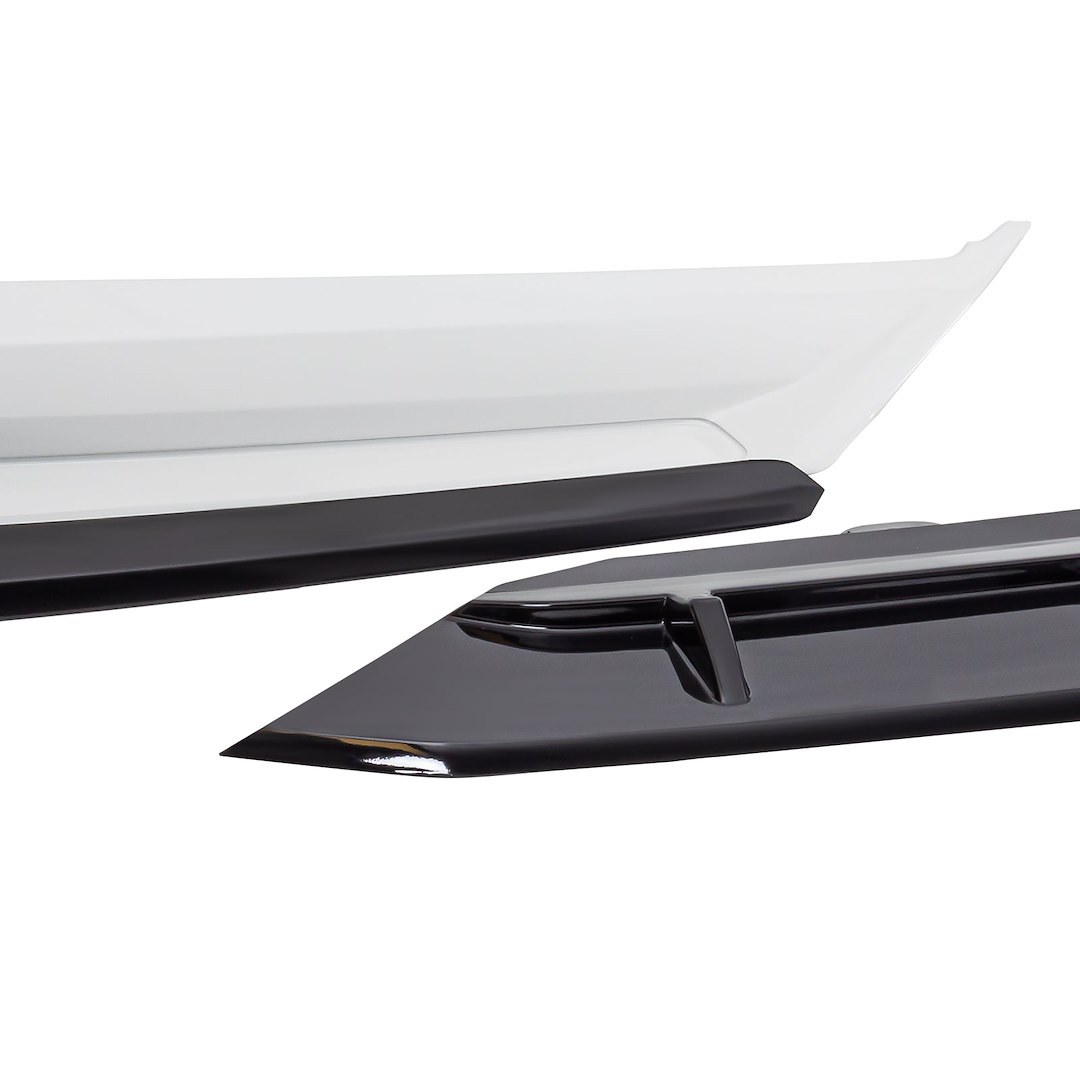 American Mod Spoiler, Front Spoiler, Aero Dynamic, Without Lights, ABS Plastic, Platinum White Pearl – AMHMBA00201