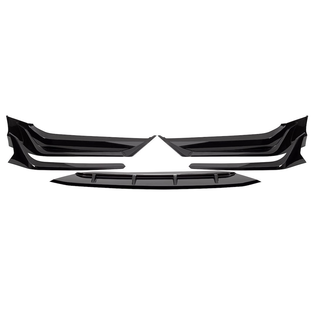 American Mod Spoiler, Front Spoiler, Aero Dynamic, Without Lights, ABS Plastic, Crystal Black Pearl – AMHMBA00203