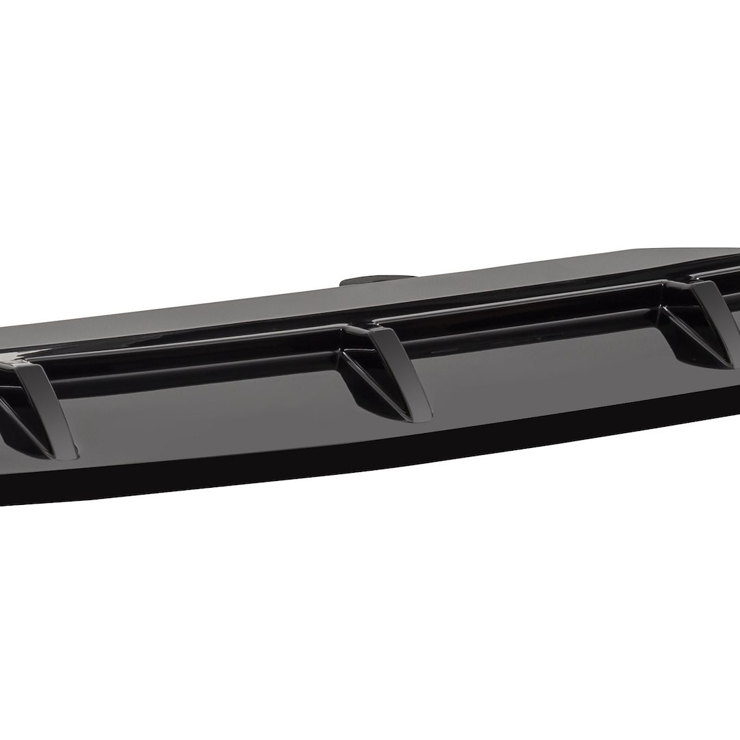 American Mod Spoiler, Front Spoiler, Aero Dynamic, Without Lights, ABS Plastic, Crystal Black Pearl – AMHMBA00203