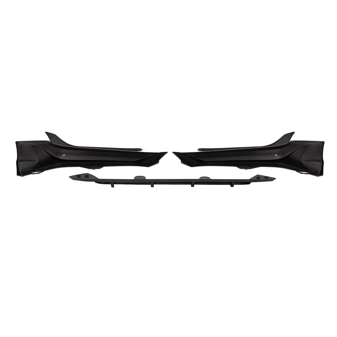 American Mod Spoiler, Front Spoiler, Aero Dynamic, Without Lights, ABS Plastic, Crystal Black Pearl – AMHMBA00203