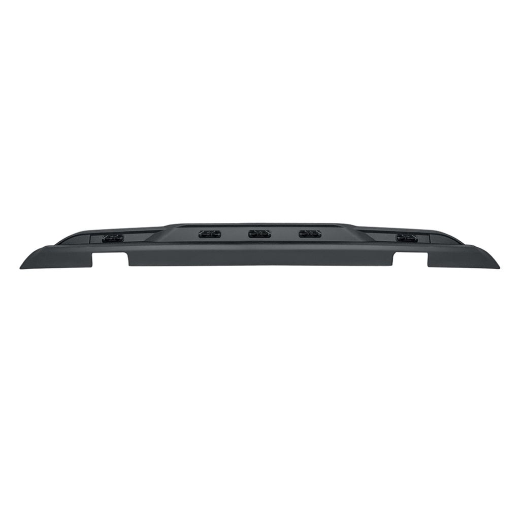 American Mod Spoiler, Direct-Fit, Low Profile, With Red LED Lights, ABS Plastic with UV Resistant Coating, Black, With Mounting Hardware – AMJPCA00303