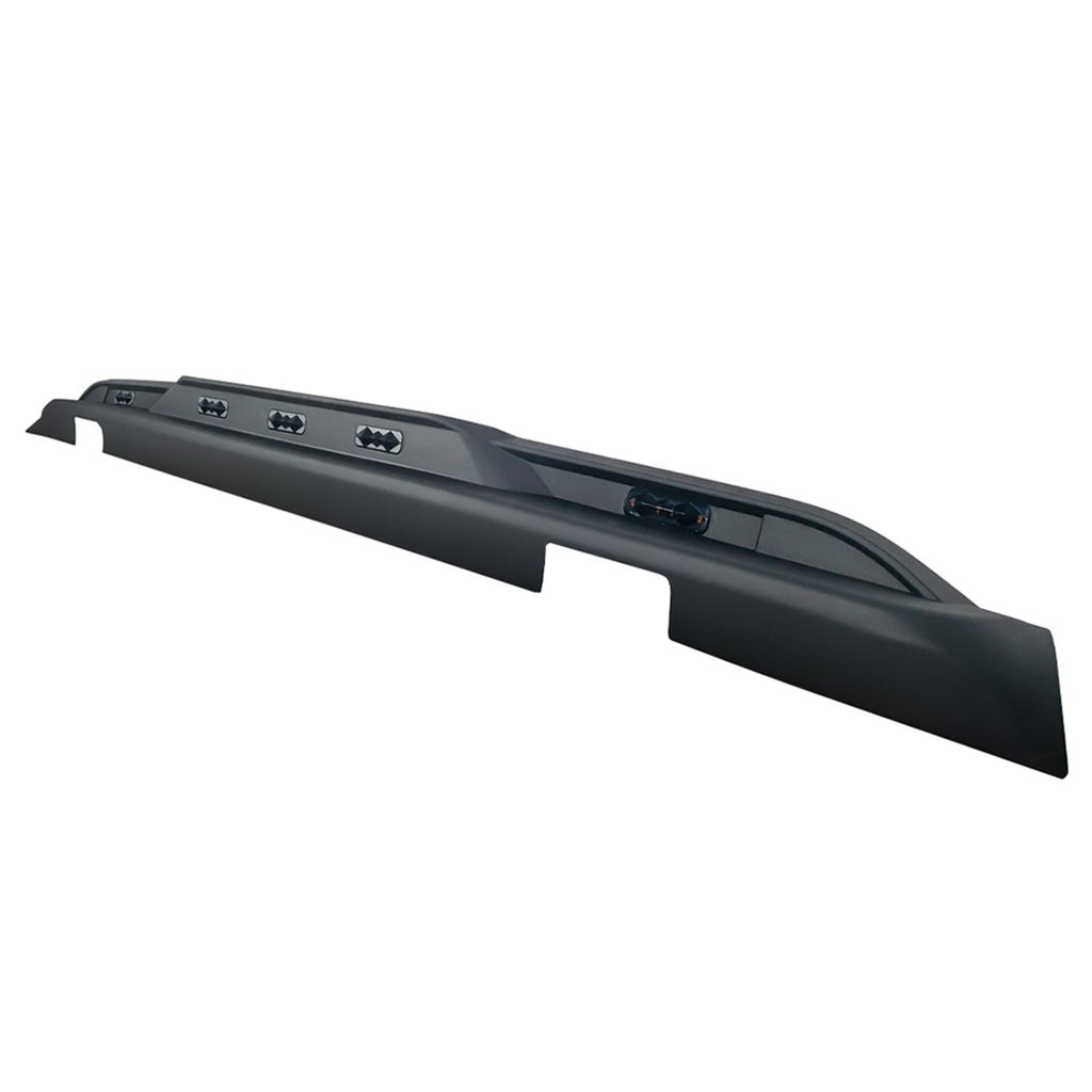 American Mod Spoiler, Direct-Fit, Low Profile, With Red LED Lights, ABS Plastic with UV Resistant Coating, Black, With Mounting Hardware – AMJPCA00303