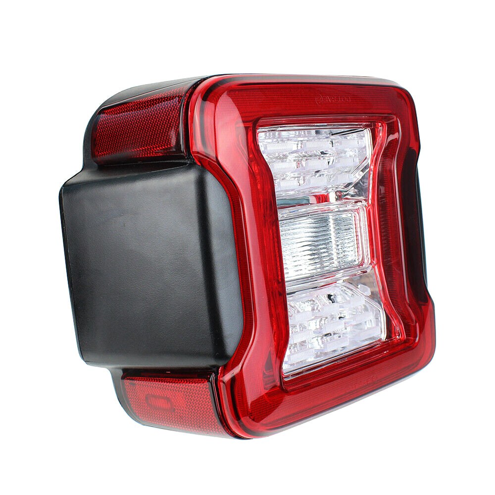 American Mod Tail Light Assembly, LED, Clear/ Red Polycarbonate Lens, ABS Plastic Chrome Housing – AMJPCA03302