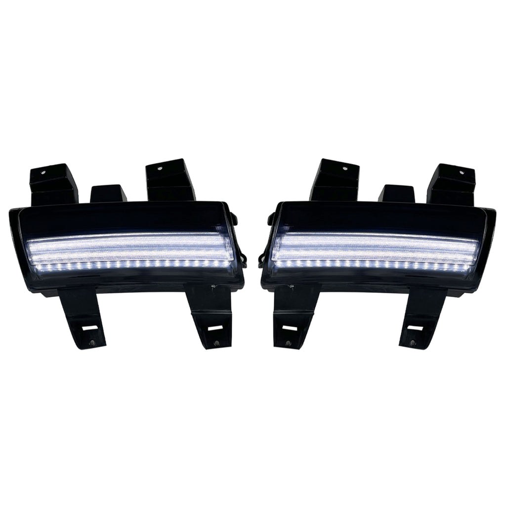 American Mod Daytime Running Light, Black Housing, Smoked Lens, LED Bulb – AMJPCC00601
