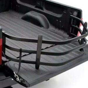 Amp Research Bed Extender, Bedxtender HD Sport, Basket Type Classic V-Shape, Extends Bed Up to 24 Inches, Bed Mount, Powder Coated Black – 74801-01A