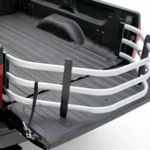 Amp Research Bed Extender, Bedxtender HD Sport, Basket Type Classic V-Shape, Extends Bed Up to 24 Inches, Bed Mount, Silver, Aluminum – 74802-00A