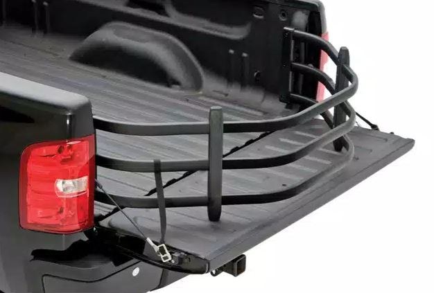 Amp Research Bed Extender, Bedxtender HD Sport, Basket Type Classic V-Shape, Extends Bed Up to 24 Inches, Bed Mount, Powder Coated Black – 74802-01A
