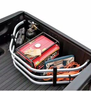 Amp Research Bed Extender, Bedxtender HD Sport, Basket Type Classic V-Shape, Extends Bed Up to 24 Inches, Bed Mount, Silver, Aluminum – 74803-00A