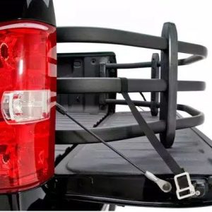 Amp Research Bed Extender, Bedxtender HD Sport, Basket Type Classic V-Shape, Extends Bed Up to 24 Inches, Bed Mount, Powder Coated Black – 74804-01A