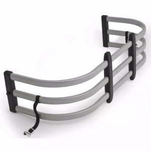 Amp Research Bed Extender, Bedxtender HD Max, Basket Type Classic U-Shape, Extends Bed Up to 24 Inches, Bed Mount, Silver, Aluminum – 74811-00A
