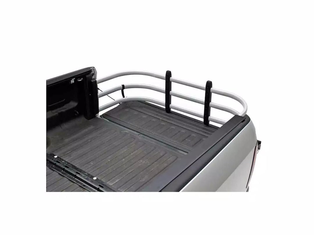 Amp Research Bed Extender, Bedxtender HD Max, Basket Type Classic U-Shape, Extends Bed Up to 24 Inches, Bed Mount, Silver, Aluminum – 74811-00A