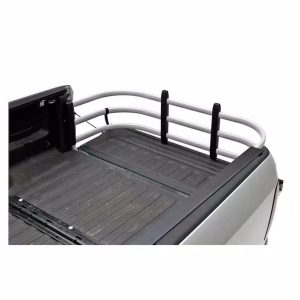 Amp Research Bed Extender, Bedxtender HD Max, Basket Type Classic U-Shape, Extends Bed Up to 24 Inches, Bed Mount, Silver, Aluminum – 74813-00A