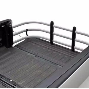 Amp Research Bed Extender, Bedxtender HD Max, Basket Type Classic U-Shape, Extends Bed Up to 24 Inches, Bed Mount, Silver, Aluminum – 74813-00A