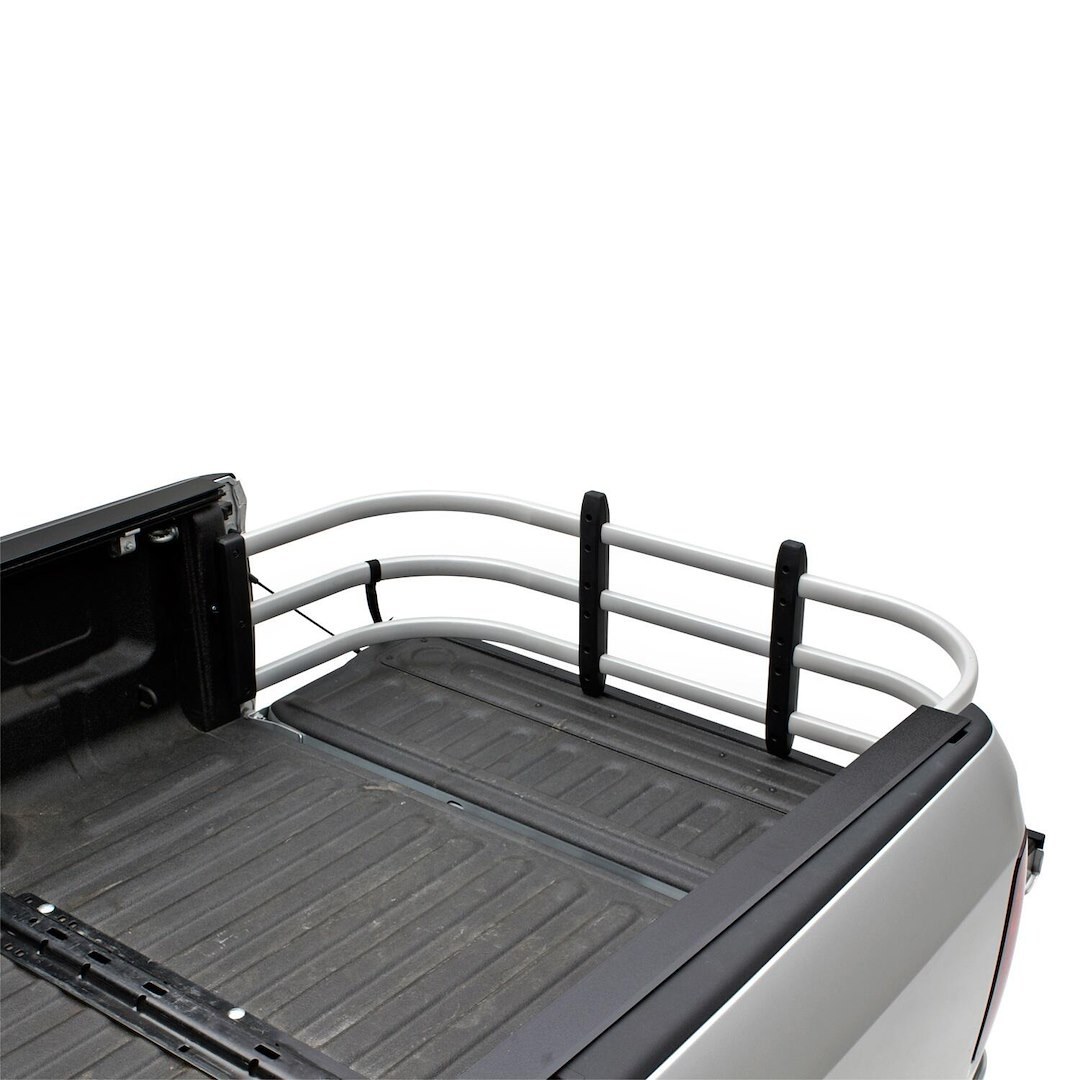 Amp Research Bed Extender, Bedxtender HD Max, Basket Type Classic U-Shape, Extends Bed Up to 24 Inches, Bed Mount, Silver, Aluminum – 74814-00A