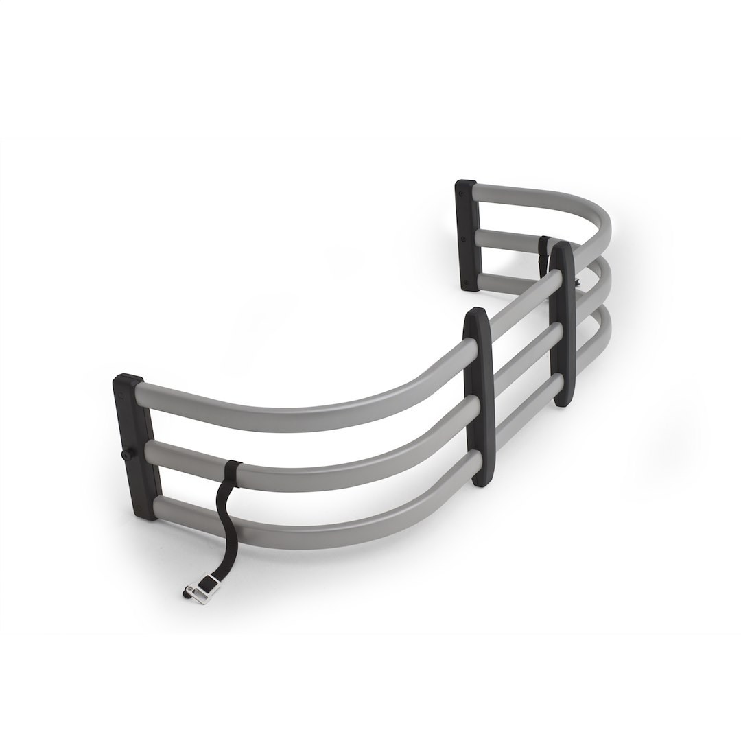 Amp Research Bed Extender, Bedxtender HD Max, Basket Type Classic U-Shape, Extends Bed Up to 24 Inches, Bed Mount, Silver, Aluminum – 74817-00A