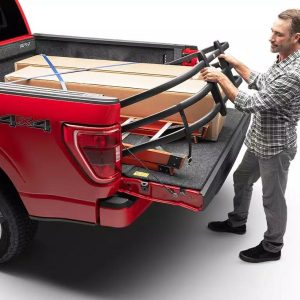 Amp Research Bed Extender, Bedxtender HD Max, Basket Type Classic U-Shape, Extends Bed Up to 24 Inches, Bed Mount, Powder Coated Black – 74817-01A