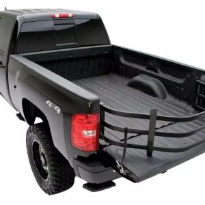 Amp Research Bed Extender, Bedxtender HD Sport, Basket Type Classic V-Shape, Extends Bed Up to 24 Inches, Bed Mount, Powder Coated Black – 74830-01A
