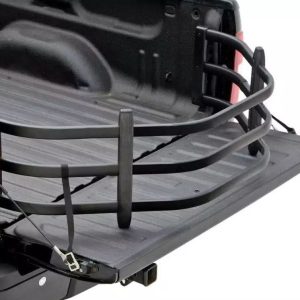Amp Research Bed Extender, Bedxtender HD Sport, Basket Type Classic V-Shape, Extends Bed Up to 24 Inches, Bed Mount, Powder Coated Black – 74831-01A
