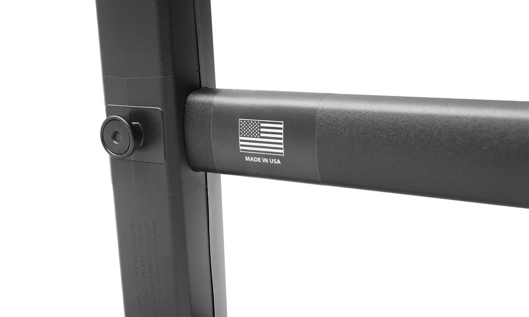 Amp Research Bed Extender, Bedxtender HD Max, U-Shape, Extends Bed Up to 24 Inches, Bed Mount, Powder-Coated Silver, Aluminum – 74840-00A