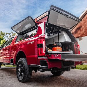 Amp Research Truck Step, Bedstep ™, Bed Frame Mounted/ Driver Side, Single, Flat Step, 300 Pound Weight Capacity, Retractable – 75330-01A
