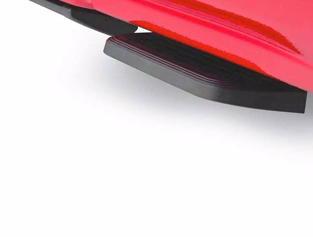 Amp Research Truck Step, Bedstep 2 ™, Side Mounted, Single, Flat Step, 300 Pound Weight Capacity, Retractable, Powder Coated, Black – 75413-01A