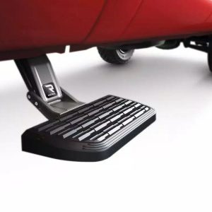 Amp Research Truck Step, Bedstep 2 ™, Side Mounted, Single, Flat Step, 300 Pound Weight Capacity, Retractable, Non-Slip Tread Surface – 75422-01A