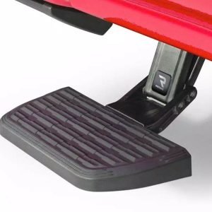 Amp Research Truck Step, Bedstep 2 ™, Side Mounted, Single, Flat Step, 300 Pound Weight Capacity, Retractable, Non-Slip Tread Surface – 75423-01A