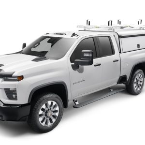 Amp Research Running Board, Powerstep™, Textured Powder Coated, Black, Die Cast Aluminum, With LED Light System, Rocker Panel Mount – 76254-01A