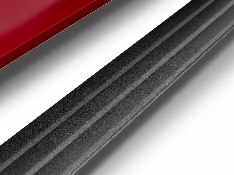 Amp Research Running Board, Powerstep™ Smart Series, Textured, Black, Die Cast Aluminum, With LED Light System, Rocker Panel Mount – 86154-01A