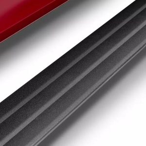 Amp Research Running Board, Powerstep™ Smart Series, Textured, Black, Die Cast Aluminum, With LED Light System, Rocker Panel Mount – 86240-01A