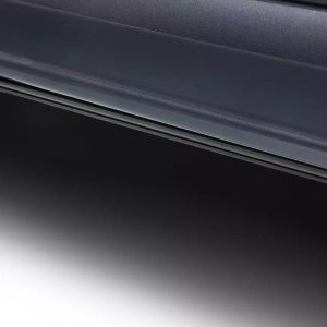 Amp Research Running Board, Powerstep™ Vision, Textured Powder Coated, Matte Black, Cast Aluminum, With Remote Operated LED Light System – 96140-01A