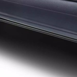 Amp Research Running Board, Powerstep™ Vision, Textured Powder Coated, Matte Black, Cast Aluminum, With Remote Operated LED Light System – 96240-01A