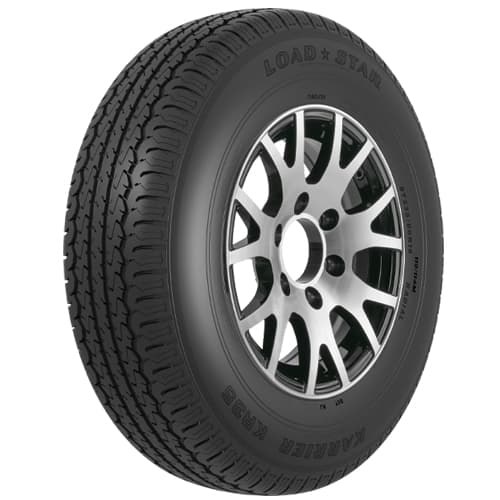 Americana Tire, Karrier Radial KR35, ST175 X 80R13, Trailer, Black Sidewall, Tubeless, Non Directional Tread Design – 10211