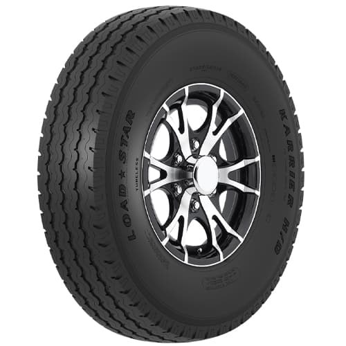 Americana Tire, Karrier Radial H/D KR18, ST235 X 85R16, Trailer, Black Sidewall, Tubeless, Non Directional Tread Design – 10501
