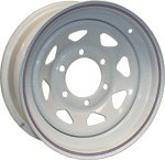 Americana Trailer Wheel, 15 Inch Diameter X 5 Inch Width, 5 X 114.3 Millimeter/ 5 X 4.50 Inch Bolt Pattern, 0 Millimeter Offset – 20421