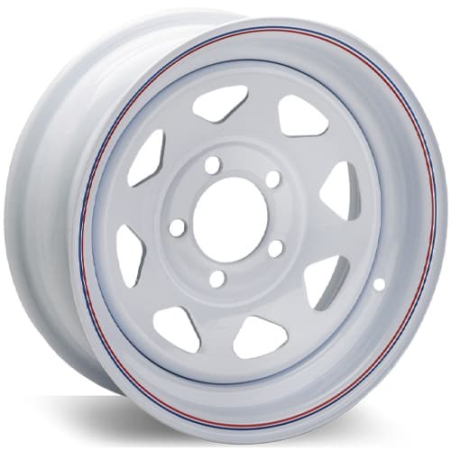 Americana Trailer Wheel, 15 Inch Diameter X 5 Inch Width, 5 X 114.3 Millimeter/ 5 X 4.50 Inch Bolt Pattern, 0 Millimeter Offset – 20422