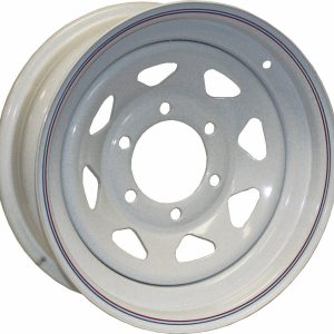 Americana Trailer Wheel, 16 Inch Diameter X 6 Inch Width, 8 X 165.1 Millimeter/ 8 X 6.50 Inch Bolt Pattern, 0 Millimeter Offset – 20781