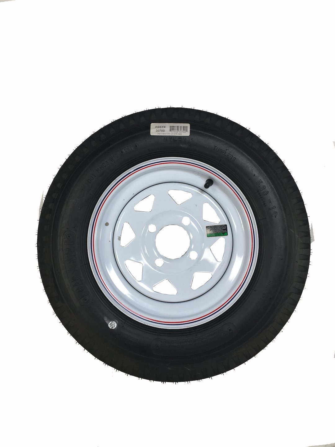 Americana Tire/ Wheel Assembly, 12 Inch Diameter X 4.25 Inch Width/ 4 X 101.6 Millimeter/ 4 X 4.00 Inch Bolt Pattern – 30700