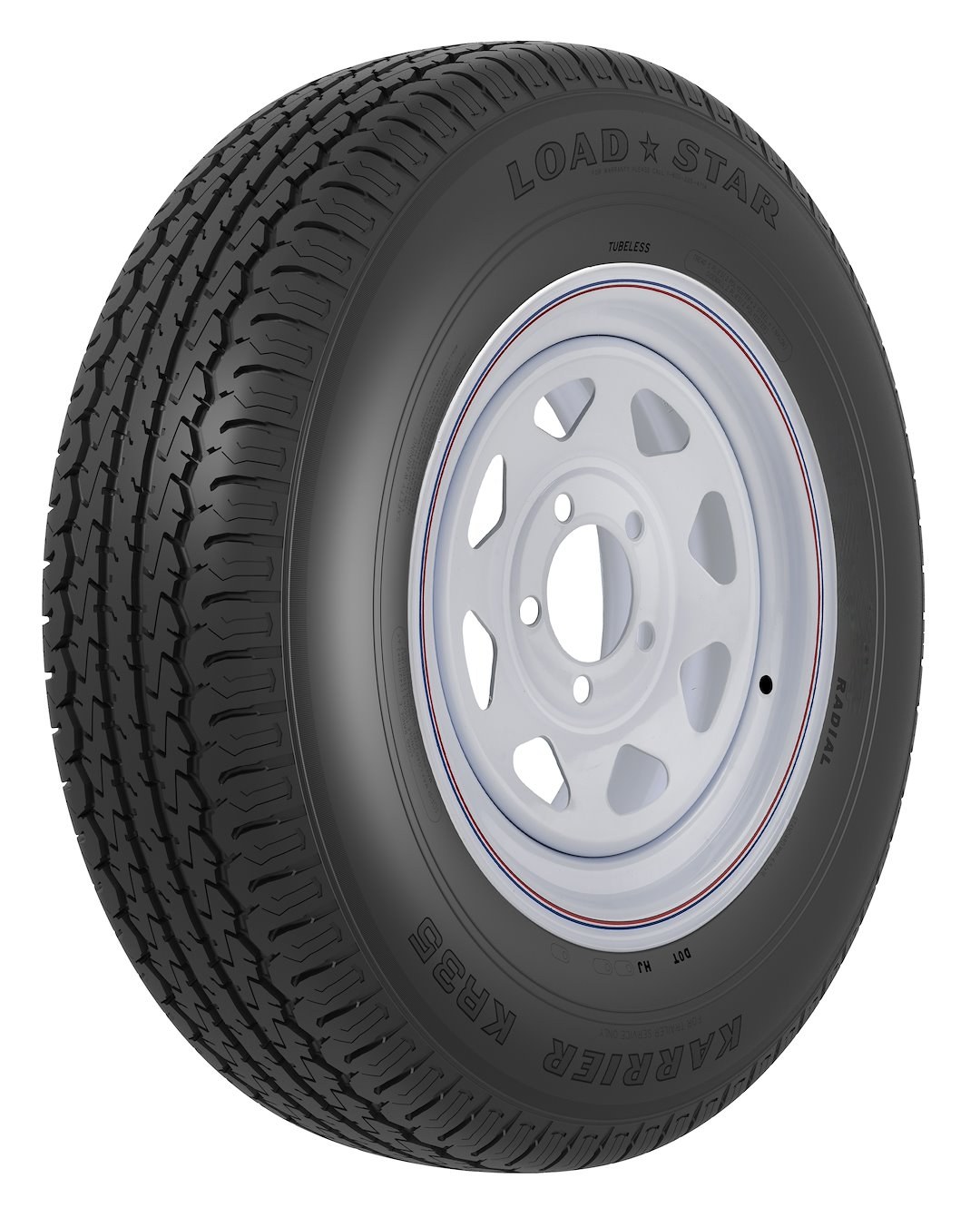 Americana Tire/ Wheel Assembly, 16 Inch Diameter X 6 Inch Width, 8 X 165.1 Millimeter/ 8 X 6.50 Inch Bolt Pattern, 8 Spoke – 34899