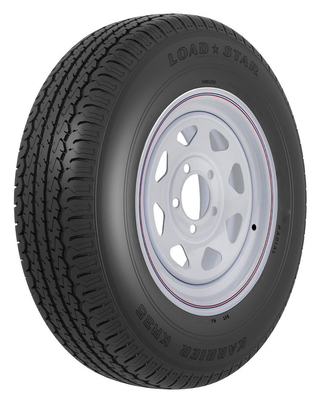 Americana Tire/ Wheel Assembly, 13 Inch Diameter X 4.5 Inch Width, 5 X 114.3 Millimeter/ 5 X 4.50 Inch Bolt Pattern, 8 Spoke – 35083