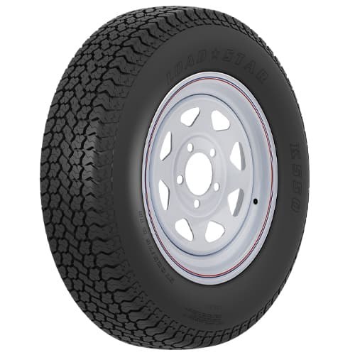 Americana Tire/ Wheel Assembly, K558, 13 Inch Diameter X 4.50 Inch Width, 5 X 114.3 Millimeter/ 5 X 4.50 Inch Bolt Pattern, 8 Spoke – 3S139