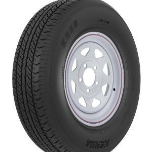 Americana Tire/ Wheel Assembly, 14 Inch Diameter X 5.5 Inch Width, 5 X 114.3 Millimeter/ 5 X 4.50 Inch Bolt Pattern, 8 Spoke – 3S439
