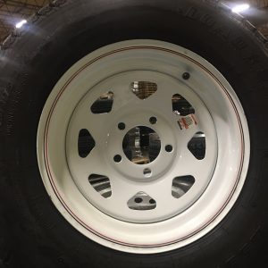 Americana Tire/ Wheel Assembly, 15 Inch Diameter X 5.5 Inch Width/ 5 X 114.3 Millimeter/ 5 X 4.50 Inch Bolt Pattern – 3S540